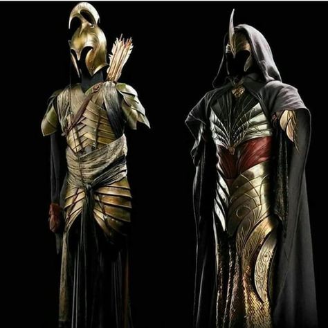 Noldor and Galadhrim armor Noldor Armor, Elvish Armor, Elf Armor, Armor Fantasy, Costume Armour, Leather Armor, Arm Armor, Fantasy Costumes, Fantasy Armor