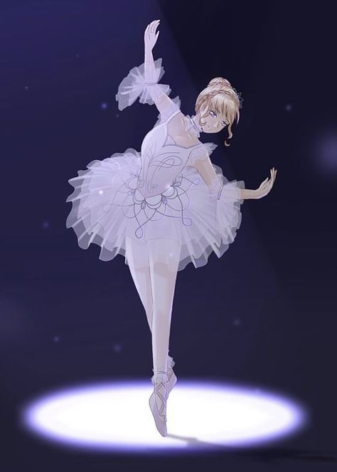 Princess Anime Art, Ballerina Anime, Anime Ballet, Ballet Illustration, Ballerina Poses, Dancer Drawing, Ballet Drawings, Ballerina Princess, Ballerina Drawing