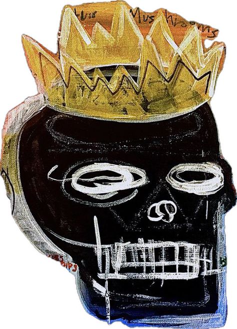 Basquiat Crown, Abstract Skull, Basquiat Skull, Jm Basquiat, Jean Michel Basquiat, Pretty Drawings, Editorial Photography, Graffiti Art, Sugar Skull