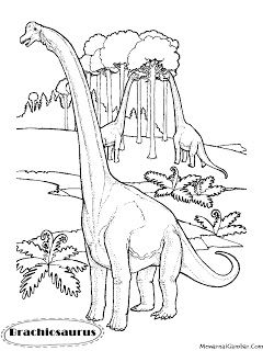 Download Gambar Mewarnai Dinosaurus Brachiosaurus Jungle Coloring Pages, Dinosaur Coloring Sheets, Dinosaur Pictures, Tree Coloring Page, Jurassic World Dinosaurs, Dinosaur Coloring Pages, Dinosaur Coloring, Cartoon Coloring Pages, Free Printable Coloring