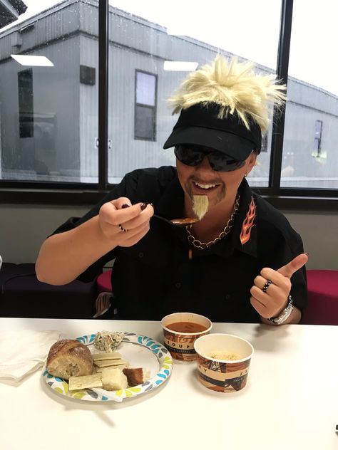 Guy Fieri Party Theme, Guy Fieri Bachelorette Party, Guy Fieri Costume Girl, Fly Guy Costume, Guy Fieri Costume, Guy Fieri Halloween Costume, Guy Fieri Burger Recipe, Guy Fieri, Man Party