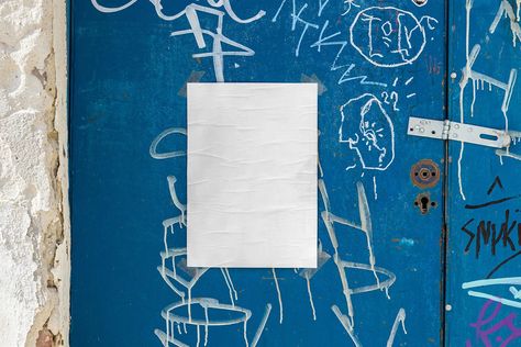 Free Tapped Street Wall Poster Mockup PSD - PsFiles Street Poster Wall, Street Poster Mockup, Wall Poster Mockup, Poster Mock Up, Street Posters, Poster Mockup Free, Graffiti Poster, Landscape Collage, Poster Mockup Psd