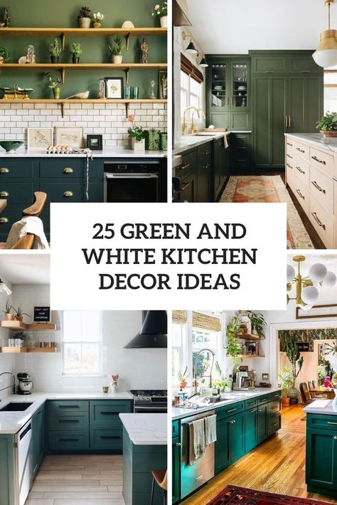 White Kitchen Decor Ideas, Green And White Kitchen, Low Voc Paint, Paint For Kitchen Cabinets, Paint For Kitchen, 2021 Kitchen Designs, Green Kitchen Walls, Green Kitchens, Green Kitchen Island