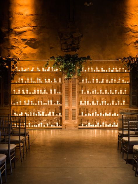 Cellar Wedding, Distillery Wedding, Industrial Chic Wedding, Wedding Blush, Toronto Wedding, Wall Candles, Wedding Bar, Fermenting, Industrial Chic