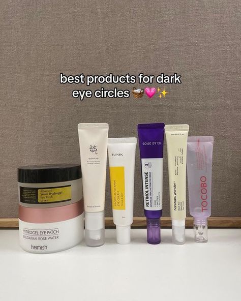 Likeskin | UK K-Beauty Shop on Instagram: "Say goodbye to dark circles with these products 😄👋  💗shop all eye products at likeskincare.com   #eyecream #kbeautyshop #koreanskincare #skincarehaul #darkcircles #peptide #skincareforeveryone #affordableskincareproducts #skincarethread #eyeserum #hydrogeleyepatch" Dark Circles Products Skin Care, Dark Circle Products, Best Products For Dark Circles, Dark Circles Skin Care, Korean Eye Cream Dark Circles, Best Eye Cream For Dark Circles, Dark Circles Products, Skin Care For Dark Circles, Eyecream Skincare