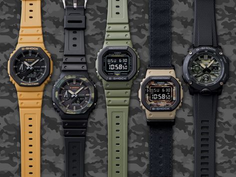 G Shock Watches Mens, Green Watch, Accesories Jewelry, Elapsed Time, Square Face, G Shock Watches, Mens Watches Black, Square Faces, Casio G Shock