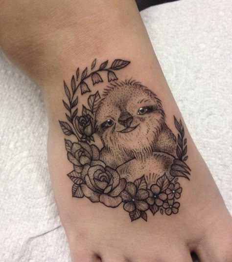 my first tattoo❤️ #tattoo #firsttattoo #sloth Sloth Tattoo, Flower Tat, Wicked Tattoos, Heart Tattoo Designs, Wrist Tattoos For Women, Flowers Tattoo, Friend Tattoos, Flower Tattoo Designs, Small Tattoo