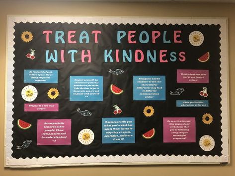 Treat People With Kindness Bulletin Board, Harry Styles Bulletin Board Ideas, Bulletin Board On Respect, Harry Styles Door Decs, Harry Styles Classroom Theme, Harry Styles Classroom Ideas, Harry Styles Classroom Decor, Harry Styles Bulletin Board, Harry Styles Classroom