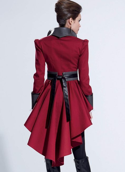 Amazon.com: McCall's Patterns M7641A50 Countess Jacket Cosplay Costume Sewing Pattern for Women, Sizes 6-14: Arts, Crafts & Sewing Medieval Jacket, Afrikaanse Mode, Steampunk Costume, Mccalls Sewing Patterns, Steampunk Clothing, Bodo, Gathered Sleeves, Red Coat, Fantasy Clothing