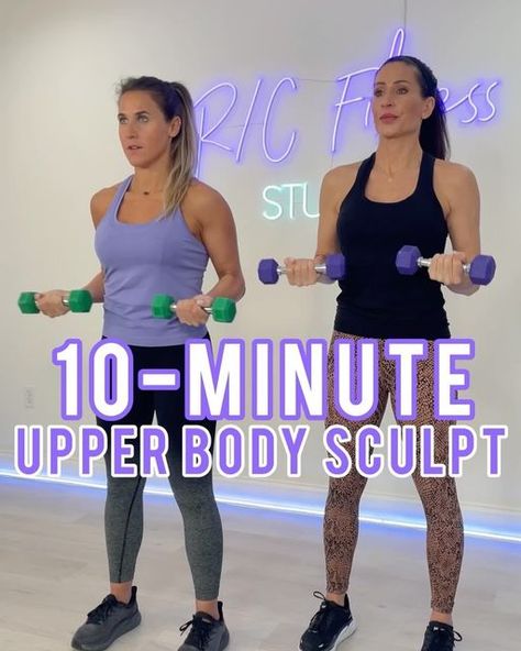 R/C Fitness | Home Workouts on Instagram: "🤩Grab a set of light dumbbells (2 or 3 lbs.) for this 10-minute complete upper body sculpting workout!💕

✅ 10 exercises
✅ 30 seconds each straight through
✅ Repeat X2

Like 👍🏻 • SAVE 📌 • SHARE 👭
•
•
•
•
•
•
•
#upperbodyworkout #upperbody #armsworkout #shoulderworkout #bodygoals #workout #fitnessmotivation #quickworkout #fitspiration #exercise #workoutsforwomen #busymom #getfit #workoutroutine #workoutideas #rcfitnessofficial" Body Sculpting Workouts, Yoga For Seniors, Fitness Home, Breast Workout, Weight Training Workouts, Workout Moves, Home Workouts, Weight Workout Plan, Fitness Workout For Women