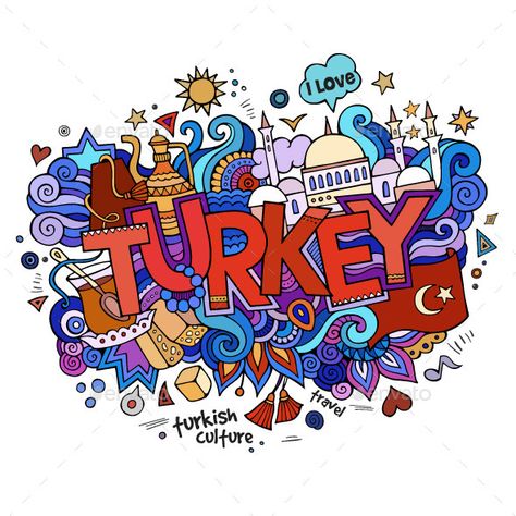 3 Turkey Doodles #Ad #Turkey, #AD, #Doodles Country Doodles, Turkey Drawing, Landmark Poster, Istanbul Turkey Photography, Turkey Photography, Visit Istanbul, Sketch Note, Turkey Country, Tourism Poster