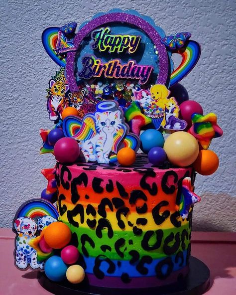 Lisa Frank Balloons, Lisa Frank Cake Topper, Lisa Frank Cake Ideas, Lisa Frank Birthday Party Decorations, Lisa Frank Birthday Cake, Lisa Frank Party Ideas, Lisa Frank Cake, Lisa Frank Birthday, Lisa Frank Party