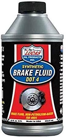 Lucas Oil 10827 12 Ounce Brake Fluid (6)6 Work Supplies, Liquid Oil, Boiling Point, Brake Fluid, Motor Vehicle, Drum Brake, Brake System, Mustard Bottle, Supplement Container