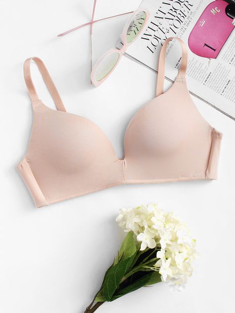 Shop Adjustable Straps Seamless Bra online. SheIn offers Adjustable Straps Seamless Bra & more to fit your fashionable needs. Women Bras, Crazy Girl Quotes, Crazy Girls, Seamless Bra, Bra Women, Girl Quotes, Fashion Inspo Outfits, Bralette, Adjustable Straps