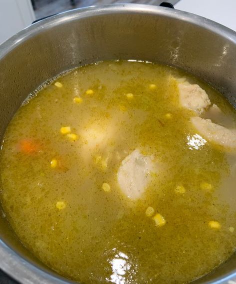 Instant Pot Chicken Corn Soup, Amish Chicken Corn Soup, Chicken And Noodle Soup, Amish Noodles, Creamy Chicken And Noodles, Pressure Cooker Recipes Chicken, Chicken Corn Soup, Amish Chicken, Corn Chicken