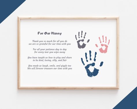 Fathers Day Poems From Kids, Kids Handprint Gifts, Gift For Dad From Kids, Handprint Poem, Babysitter Gifts, Diy Father's Day Crafts, Handprint Gifts, Mom Poems, Twins Gift