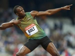 Bolt_London2 Usain Bolt Pose, My Vision Board Ideas, Jessica Ennis, Anniversary Games, Basketball Love, World Athletics, Military Special Forces, Olympic Stadium, Bleacher Report