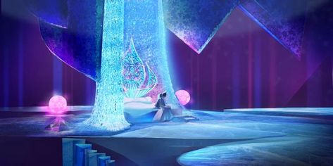 Elsa's Ice Palace/Gallery | Disney Wiki | Fandom Frozen Art, Jack Frost And Elsa, Ice Palace, Fantasy Rooms, Ice Castles, Disney Concept Art, Fantasy Art Landscapes, Snow Queen, Visual Development