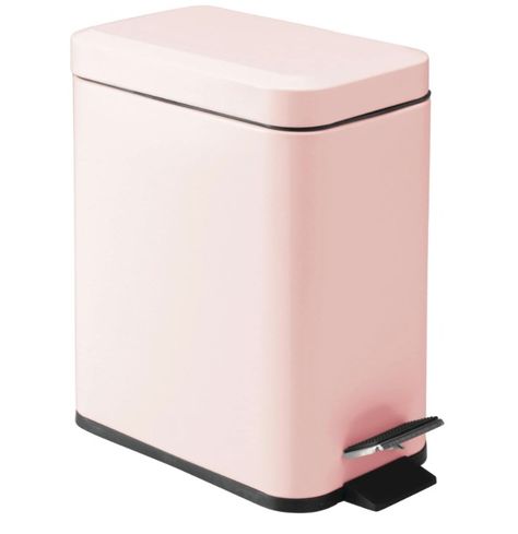 Perfectly suited for a dorm room, apartment or small space. Comes in a variety of colors. Design Small Modern 1.3 Gallon Rectangle Metal Lidded Step Trash Can, Compact Garbage Bin with Removable Liner Bucket and Handle for Bathroom, Kitchen, Craft Room, Office, Garage - Light Pink

#ads #promotions #dorm #decor #college #decorations #apartments #trash #garbage #bin #modern Kitchen Cabinets Storage Organizers, Cube Furniture, Double Laundry Hamper, Trash Can Cabinet, Metal Trash Cans, Metal Steps, Garbage Containers, Inside Cabinets, Hamper Storage