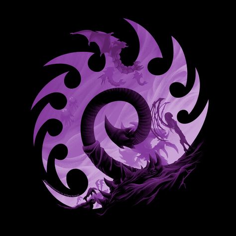 StarCraft II - Ian Wilding Starcraft Zerg, Husky Tattoo, Star Craft, Starcraft 2, Fantasy Tattoos, Fandom Art, Stars Craft, Dungeons And Dragons Homebrew, Game Logo