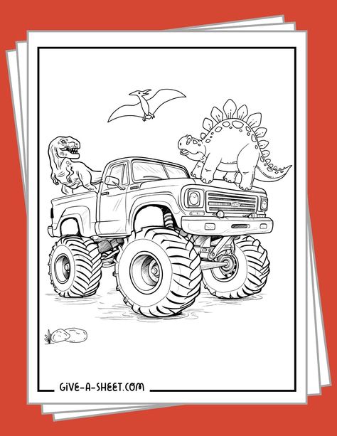 Monster Jam Coloring Pages Free Printable, Monster Jam Svg, Blaze And The Monster Machines Coloring Pages Free Printable, Monster Truck Drawing, Monster Truck Art, Race Car Coloring Pages, Monster Jam Trucks Pictures, Tractor Coloring Pages, Monster Truck Coloring Pages