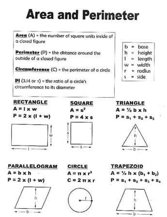 Area and Perimeter by Dream Duo | TPT Area Math Activities, Area Of Rectangle, Area Of Shapes, Area And Perimeter Activities, Perimeter Of Triangle, Area Of A Rectangle, Area Of A Triangle, Math Worksheets For Kids, Perimeter And Area