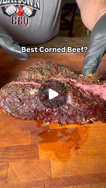 13K views · 3K likes | Beatdown BBQ on Instagram: "Best Corned Beef? 🤔 After some questions and feedback for my followers I decided to make this Guinness smoked corned beef. I have to say I was very impressed and this was so good 😋 #stpatricksday #beef #bbq   Beatdown Smoked Corned Beef and Cabbage   Ingredients  2 bottles of Guiness or more  Black pepper  2-3lbs corned brisket 1 onion quartered  3 ribs celery cut into 2” pieces 3 carrots cut into 2” pieces  2lbs potatoes quarter or halved" Best Corned Beef, Smoked Corned Beef, Easiest Meals, Perfect Prime Rib, Irish Jig, Corned Beef And Cabbage, Corned Beef Brisket, Beef And Cabbage, Compound Butter