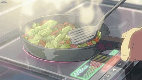 Angry Anime, Anime Bento, Kawaii Cooking, Anime Food, Kawaii Food, Food Drawing, Aesthetic Gif, Cooking Videos, Food Illustrations