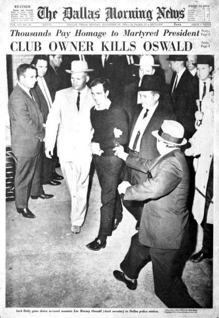 Jack Ruby, Lee Harvey Oswald, Jfk Assasination, Newspaper Front Pages, Newspaper Headlines, Historical Newspaper, Vintage Newspaper, Newspaper Article, Historical Moments