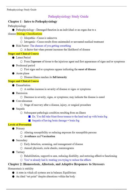 Pathophysiology Study Guide Phlebotomy Study, Pathophysiology Nursing, Nursing Study Guide, Nursing School Survival, Certified Nursing Assistant, Medical School Motivation, Nursing School Tips, Nursing School Notes, Medical School Essentials