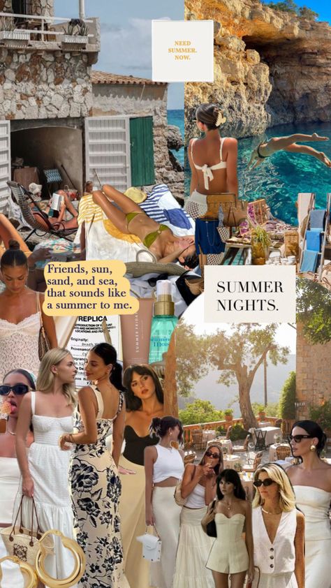 Summer in Spain #spainsummer #spainaesthetic #summergirl #summer2024 #mallorca #vibes #outfitinspo #summer #summer24 #europesummer #european #europeansummers Mallorca Aesthetic, Outfits For Spain, Spain Outfit, Spain Aesthetic, Mallorca Spain, Summer Fridays, Summer Inspiration, Spain Travel, Sounds Like