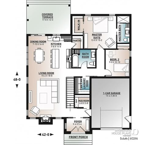 Bungalow House Plans With Basement, 2 Bedroom Craftsman House Plans, No Basement House Plans, 2 Bedroom With Garage House Plans, 2 Bedroom House Plans With Basement, 2 Bedroom House With Garage, 2 Bedroom House Plans With Garage, Modern Craftsman House Plans, House Plans 2 Bedroom