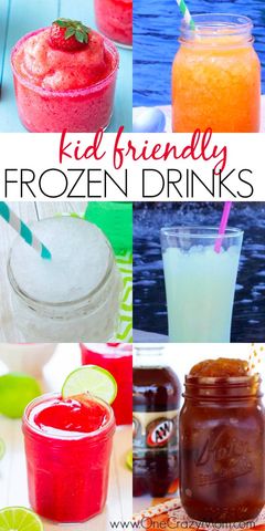 Take a look at these 20 kid friendly frozen drink recipes. Beat the heat with these quick and easy non-alcoholic frozen drinks. They are all so delicious and refreshing! Try these kid friendly frozen drinks. Everyone will enjoy these non alcoholic frozen drinks. Non Alcoholic Frozen Drinks, Alcoholic Frozen Drinks, Fruit Drinks Alcohol, Kid Drinks Recipes, Frozen Drink Recipes, Easy Alcoholic Drinks, Kid Friendly Drinks, Slushie Recipe, Frozen Drink