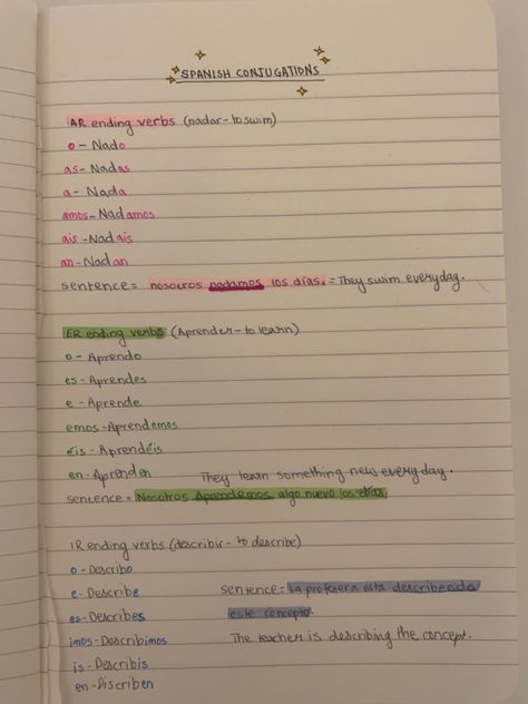 Spanish Aesthetic Notes, Spanish 3 Notes, Language Notes Aesthetic Spanish, Spanish A Level, Spanish 2 Notes, Spanish Notes Pretty, Spanish 1 Notes, Spanish Notes Ideas, Spanish Notes Aesthetic