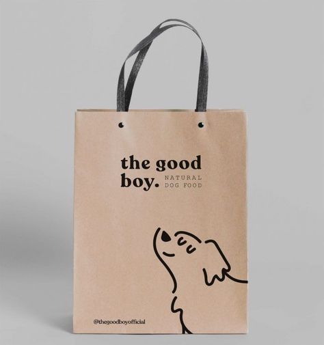 Dog Food Branding, Pet Food Packaging, Pet Branding, Shopping Bag Design, Dog Cafe, Dog Business, Dog Food Brands, Natural Dog Food, Food Branding