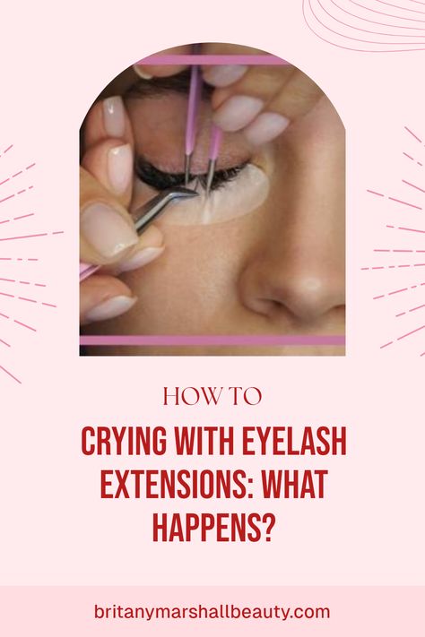 Discover the truth about crying with eyelash extensions. Learn why it's important to avoid getting your lashes wet or sweating post-application. Get expert tips to keep your lashes looking flawless for longer. Click to find out more! How To Clean Eyelashes, Bueaty Tips, Short Lashes, Eyelash Lift, Lash Adhesive, Stop Crying, Mild Shampoo, Lash Glue, Eye Makeup Remover