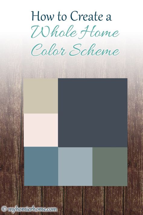 Ready to get some clarity on choosing colors for your home? I'll show you exactly how to create a whole home color scheme to guide you to paint colors! #myhomierhome #wholehomecolorscheme via @myhomierhome Whole Home Color Scheme, Paint Combos, Greige Paint Colors, Choosing Paint Colours, Choosing Paint, Interior Colors, Best Paint, Paint Color Schemes, House Color Schemes