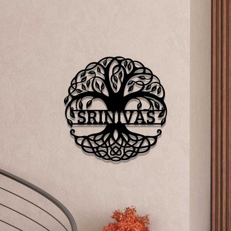 Let your home reflect your story! The Tree of Life nameplate symbolizes growth, strength & family. Customize it with your name for a unique entrance statement. ➡️ https://housenama.com/products/tree-of-life-personalized-metal-name-plate-for-home #Housenama #TreeofLifeNameplate #MeaningfulDecor #FrontDoorGoals Name Plate For Home, Symbol Of Family, Name Plates For Home, The Tree Of Life, The Tree, Name Plate, Tree Of Life, Your Story, Your Name