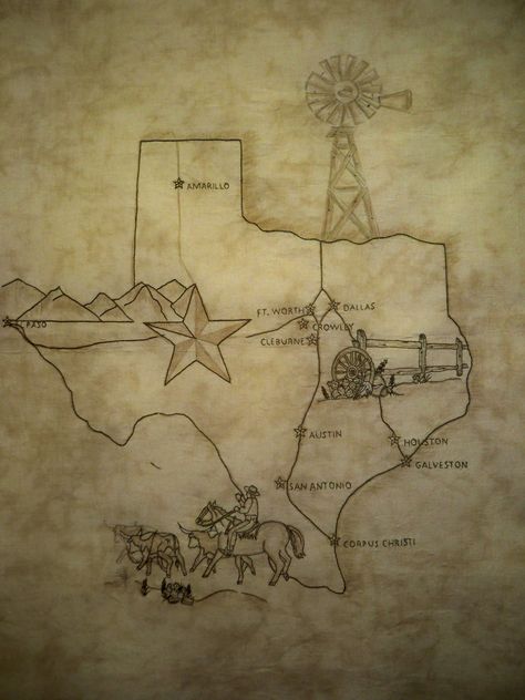 "Old Texas Map" | Brand NEW - Block one of our "Old Texas Ma… | Flickr Texas Tattoos, Texas Baby, Only In Texas, Texas Life, Republic Of Texas, Texas Decor, Texas Forever, Texas Country, Loving Texas