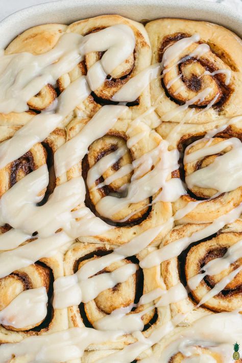 Easy Vegan Cinnamon Rolls (Overnight Option!) Vegan Icing For Cinnamon Rolls, Easy Vegan Cinnamon Rolls, Plant Based Cinnamon Rolls, Vegan Gf Cinnamon Rolls, Fluffy Vegan Cinnamon Rolls, Vegan Bread Recipe, Vegan Cinnamon Rolls, Best Cinnamon Rolls, Vegan Recipes Videos