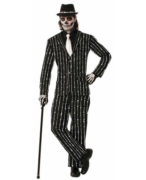 🔥Dress to impress with our Bone Pin Stripe Suit Std Adult Men Costume! 💀👔 Perfect for Halloween or any costume party, this suit is sure to make you stand out from the crowd. 💯 Don't miss out on this killer look! 😎 #BonePinStripeSuit #AdultMenCostume #HalloweenCostume #SuitUp #SpookySeason #MensFashion #DressToImpress #StandOut #PartyReady #KillerLook #bargainsdelivered https://www.bargainsdelivered.com/products/bone-pin-stripe-suit-std Pin Stripe Suit, Apple Costume, Halloween Costume Suit, Stripe Suit, Horror Costume, Suit Costume, Halloween Men, Mens Halloween Costumes, Pinstripe Suit