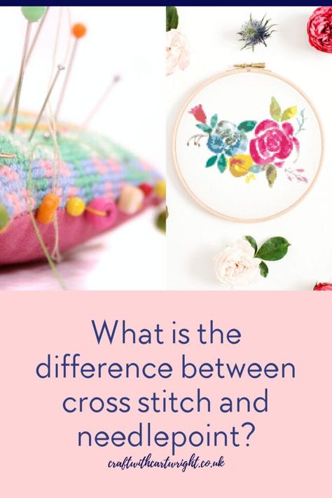 What is the difference between cross stitch and needlepoint? - Craft with Cartwright Needlepoint Vs Cross Stitch, Free Needlepoint Patterns, Needlepoint Patterns Free, Cross Stitch Tutorial, What Is The Difference Between, Needlepoint Patterns, Free Cross Stitch, Free Patterns, Counted Cross Stitch