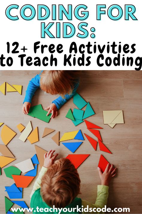 Here are Teach Your Kids Code we’ve created 12+ free activities to get kids started with coding. Many of our free coding games are ‘unplugged’ and will teach coding concepts without a computer. Kids learn best with hands on activities, and these fun kids coding games will help kids learn coding in a creative way. Preschool Computer Activities, Coding Activities For Preschoolers, Coding For Preschoolers, Coding For Kids Worksheets, Coding For Kindergarten, Passport For Kids, Coding Activities For Kids, Kindergarten Coding, Preschool Technology