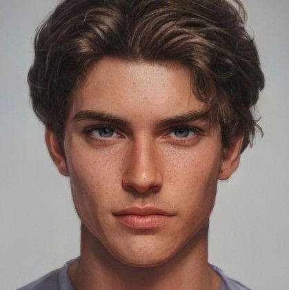 Brown Hair Blue Eyes Boys, Brown Hair Male, Brown Hair Boy, Brown Hair Green Eyes, Brown Hair Blue Eyes, Character Inspiration Male, Brown Hair Brown Eyes, Boy Face, Boy Character