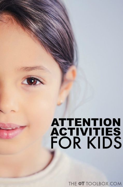 Attention Activities For Kids, Attention Activities, Proprioceptive Activities, Concentration Activities, Occupational Therapy Activities, Impulse Control, Kid Projects, Movement Activities, Games Activities