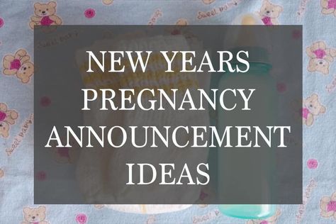 You have the most exciting thing to look forward to in the coming year…a baby! If you find out that you’re expecting around New Year’s, you should definitely take advantage of all the celebrations to announce the biggest news of the year! New Years Sibling Announcement, New Years Baby Announcement With Sibling, New Year New Baby Announcement, Nye Baby Announcement, New Years Eve Pregnancy Announcement, New Years Pregnancy Announcement Baby 2, Pregnancy Announcement New Years, New Year Baby Announcement, New Years Baby Announcement