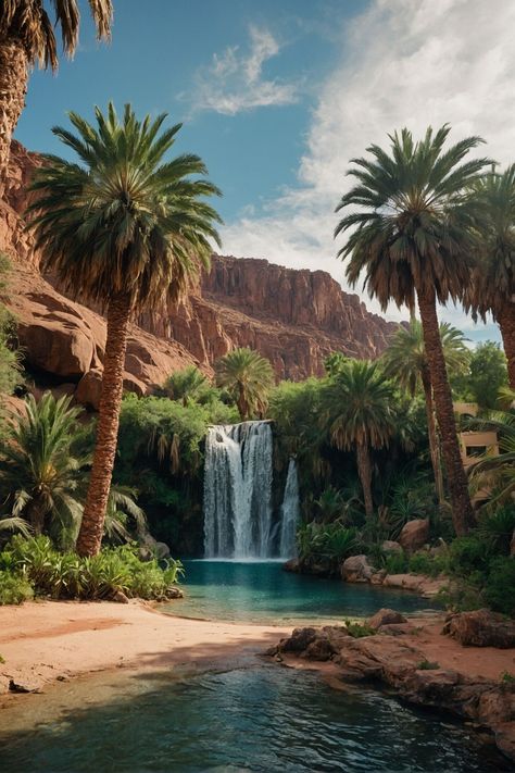 Discover the serenity of this hidden oasis, where lush greenery and towering palm trees stand in stark contrast to the surrounding arid landscape. A tranquil retreat that captures nature’s resilience and beauty.
#morocco #waterfall #palmtree #mountains #highatlas #landscape Arid Landscape, Hidden Oasis, Desert Aesthetic, Tranquil Retreat, Lush Greenery, African Countries, Tree Stand, Palm Trees, Morocco