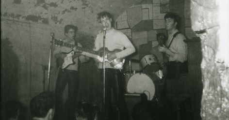 Rare images of The Beatles playing at Liverpool’s Cavern Club discovered - Wales Online Young Beatles, Stuart Sutcliffe, Early Beatles, The Beatles Story, Beatles Rare, Beatles Magazine, The Quarrymen, Photos Rares, Beatles George Harrison