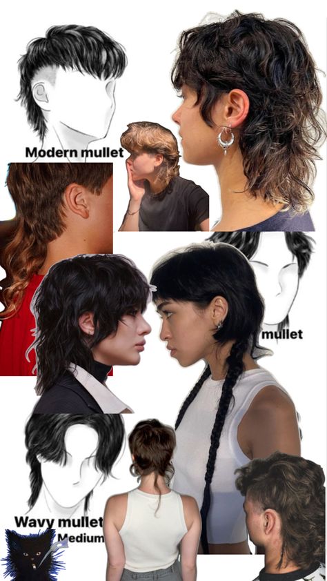 Modern Mullet, Rat Tail, Hair Inspo, Hair