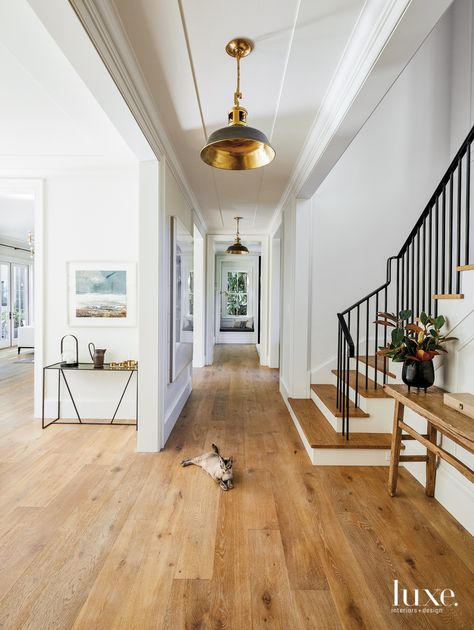 An Old Home's Stumbling Block Gives Way To A Fresh Start Urban Electric, White Oak Floors, Luxe Interiors, A Fresh Start, House Flooring, Oak Floors, Fresh Start, White Interior, Charleston Sc